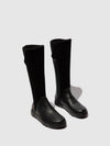 Zip Up Boots WEIL726SOF BLACK W/ BLACK FELT